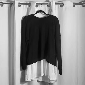 NWOT - Torrid Women's Plus Blouse Size 2 or 2X Black White